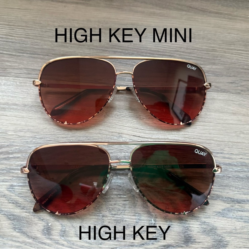 Quay Australia “High Key” Aviator Sunglasses - Picture 4 of 4